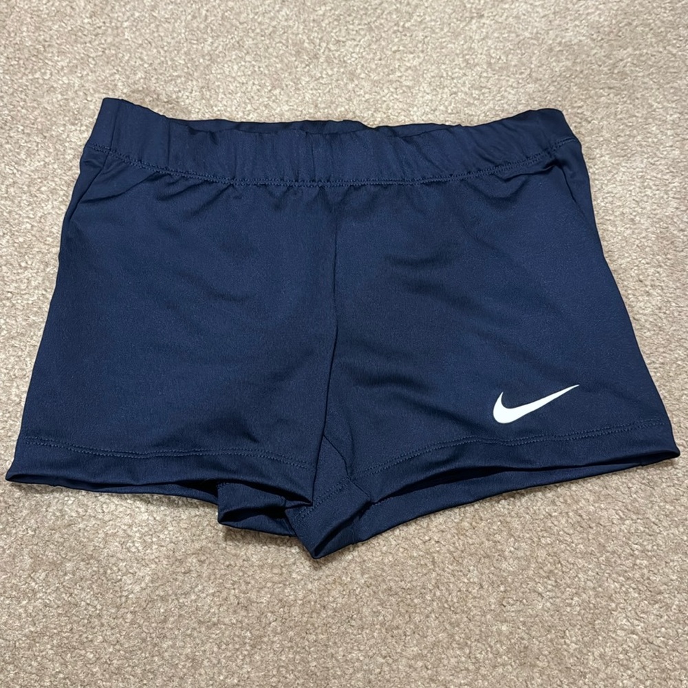 Nike spandex with drawstring brand new with tags size small navy